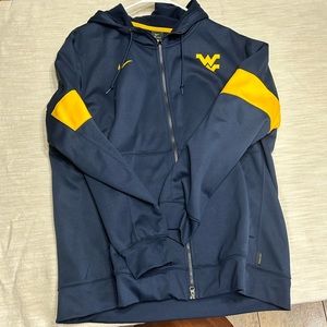 Men’s Nike zip up jacket. Wvu